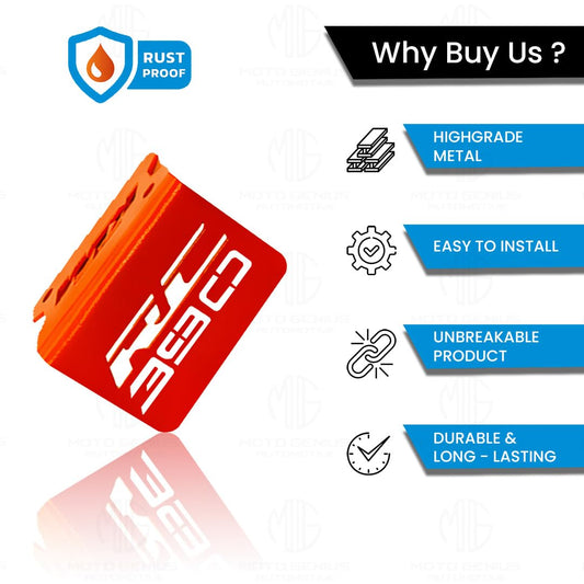 MOTO GENIUS Stainless Steel Front Disc Brake Fluid Reservoir Oil Cap for KTM RC 390 Motorbike Replacement for Enhanced Durability and Performance