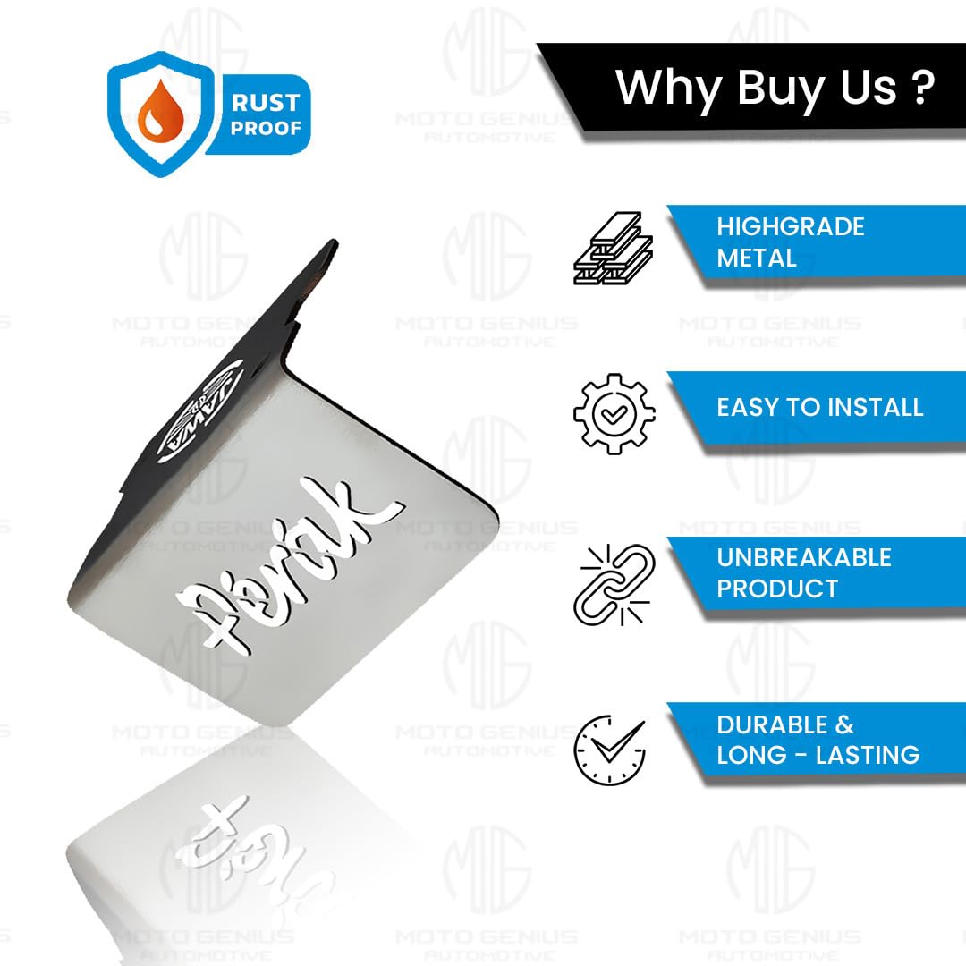 MOTO GENIUS Stainless Steel Front Disc Brake Fluid Reservoir Oil Cap for JAWA PERAK Motorbike Replacement for Enhanced Durability and Performance (Pack of 1)