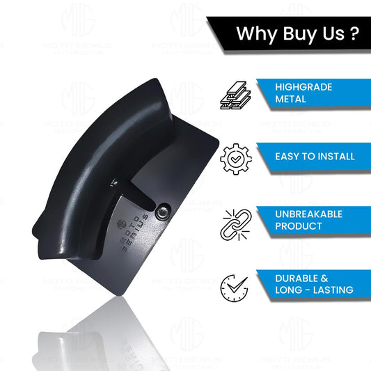 MOTO GENIUS Universal Motorcycle ABS Plastic Wall Mount Helmet Holder | Ideal for Home, Office, Garage | Compatible with All Helmet Types