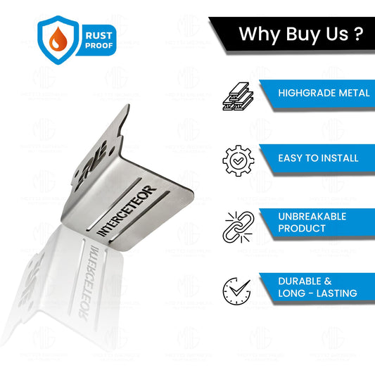 MOTO GENIUS Stainless Steel Front Disc Brake Fluid Reservoir Oil Cap for RE Interceptor Bike -Replacement for Enhanced Durability and Performance (Pack of 1)