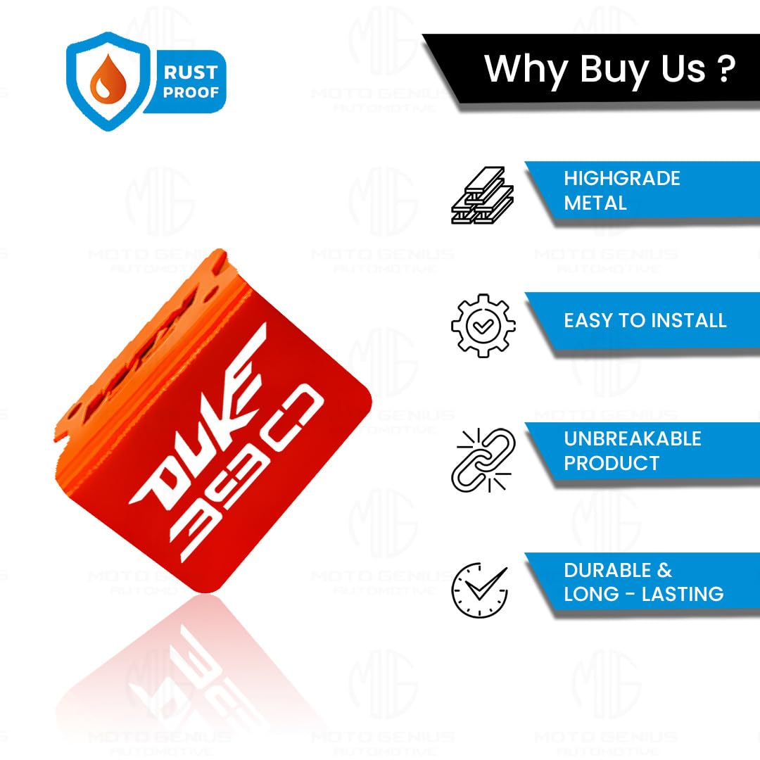 MOTO GENIUS Stainless Steel Front Disc Brake Fluid Reservoir Oil Cap for KTM Duke 390 Motorbike Replacement for Enhanced Durability and Performance