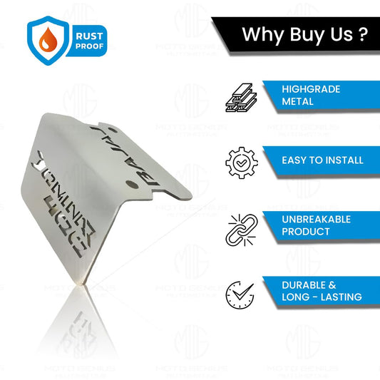 MOTO GENIUS Stainless Steel Front Disc Brake Fluid Reservoir Oil Cap for Dominar 400 Motorbike | Premium Quality Replacement for Enhanced Durability and Performance