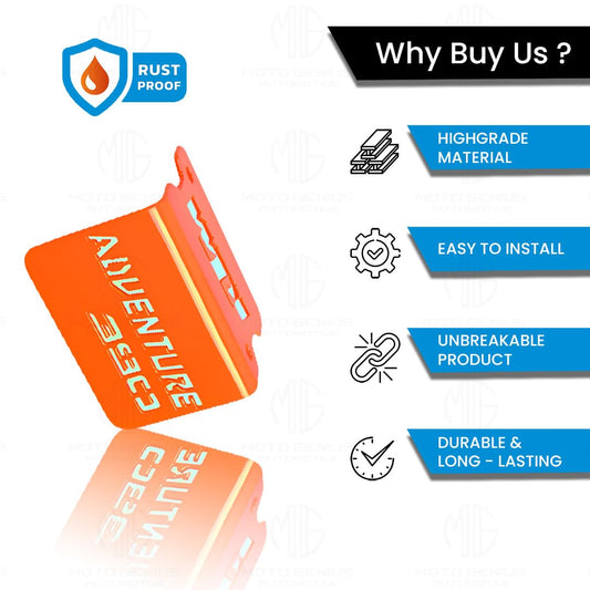 MOTO GENIUS Stainless Steel Front Disc Brake Fluid Reservoir Oil Cap for KTM Adventure Motorbike Replacement for Enhanced Durability and Performance