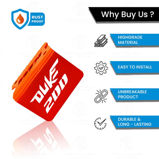 MOTO GENIUS Stainless Steel Front Disc Brake Fluid Reservoir Oil Cap for KTM Duke 200 Motorbike Replacement for Enhanced Durability and Performance