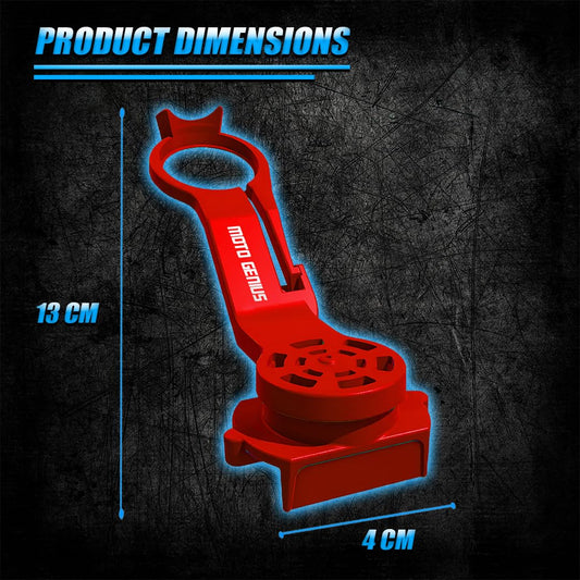 Motorcycle Chain Cleaner and Lube Applicator Tool Kit | Durable Brush for Deep Cleaning and Maintenance (Red)