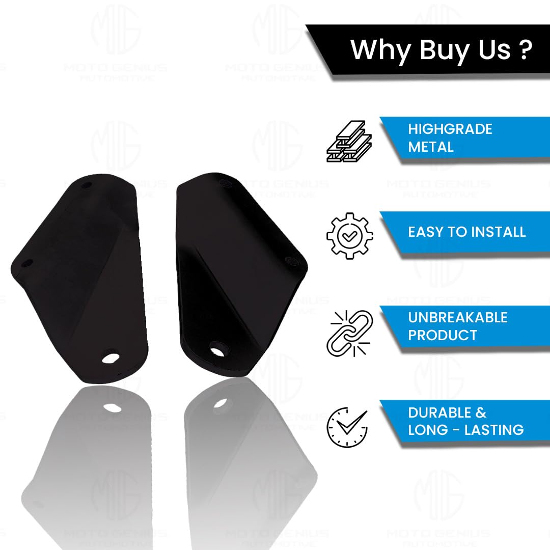 MOTO GENIUS Stylish Frame Slider Fittings for Pulsar RS | Durable Protection for Motorcycle Frame